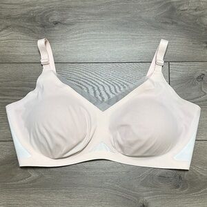 Honeylove Crossover Convertible Wireless Bra Blush Pink Size 2X